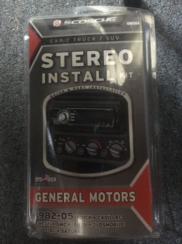 Scosche gm1504 1982-05 general motors stereo install dash kit