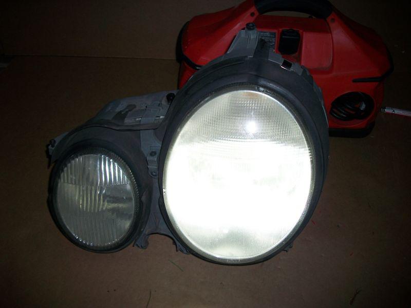 00 01 02 mercedes benz w210 e320 e430 xenon hid headlight complete works nice 