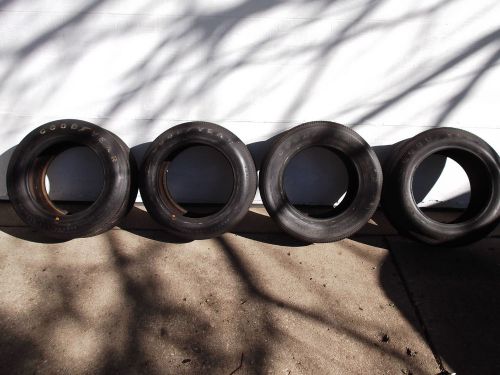 Vintage goodyear blue streak sports car special tires size 5.30/9.50 15 set of 4