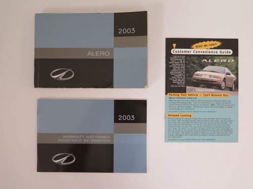 2003 oldsmobile alero owners manual book