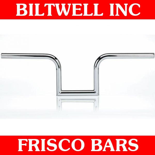 Find Biltwell Inc. Chrome Dimpled Frisco Handlebars ZBars Bobber