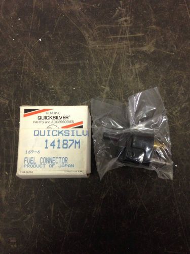 Nos mercury mercruiser quicksilver oem part # 14187m connector-fuel, new
