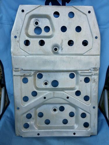 Genuine honda atv aluminum frame skid plate foreman 500 rubicon 4x4 ( 2 piece )