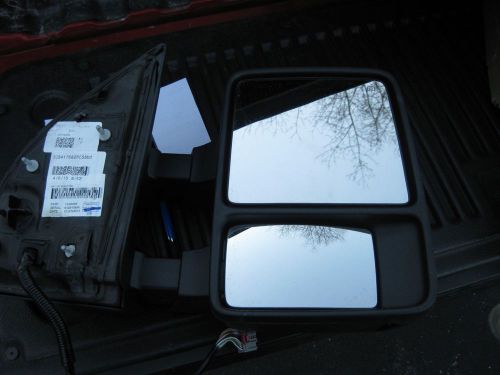 New oem right side rh chrome exterior side view mirror 2013-15 ford f series sd