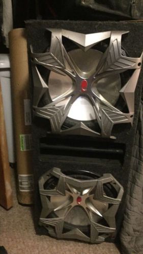 Kicker subwoofers 12&#034; 1500 whats 400 whats rms 4 ohm each speaker