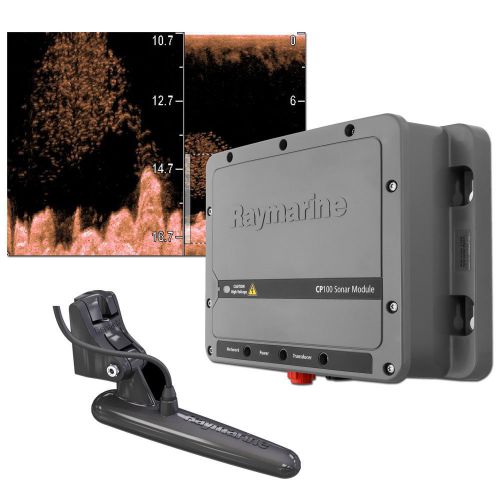 $100 rebate raymarine cp100 chirp downvision™ sonar module w/cpt-100 mfg# e70205