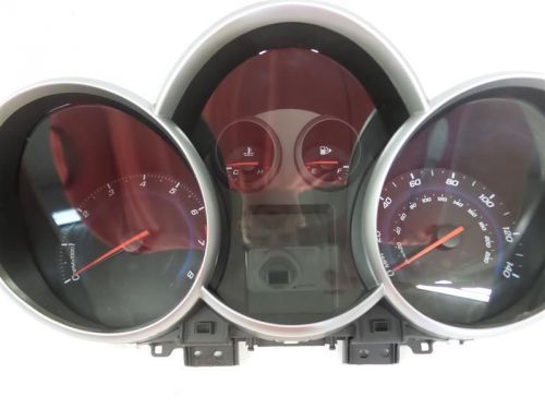 Speedometer mph us w/black cluster opt b76 fits 12 cruze 385779