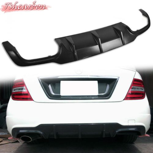 For benz w204 lci facelift sedan rear diffuser abs sport 4matic coupe 4dr 2dr