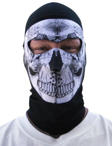 Zanheadgear zanheadgear coolmax extreme balaclava with full skull mask (black