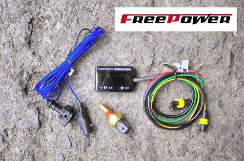 Digital gauge 2 in 1 voltage + water temperature or oil temperature freepower