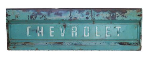 Vintage 1958 1959 1960 1963 chevrolet fleetside pickup tail gate tailgate bench