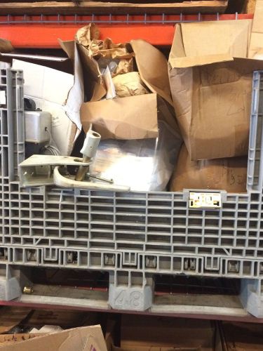 Whole crate of misc airplane &amp; military vehicle parts