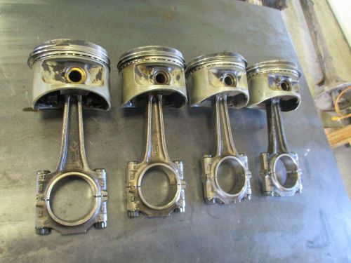 1983-1988 porsche 944 sohc 2.5l na engine all 4 pistons and rods    piston rod