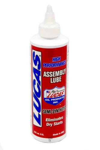 Lucas oil high performance assembly lube 8.00 oz bottle p/n 10153