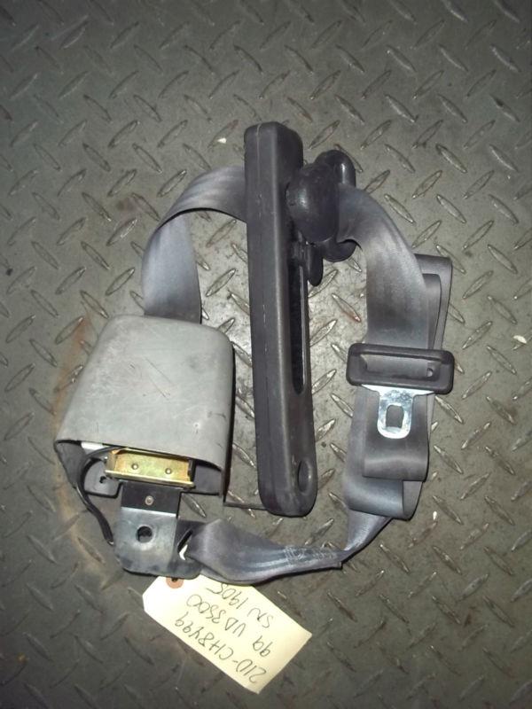 98-99 dodge van 1500 2500 3500 left driver side front shoulder seat belt