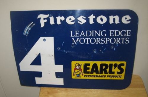 Vintage racing numbers car