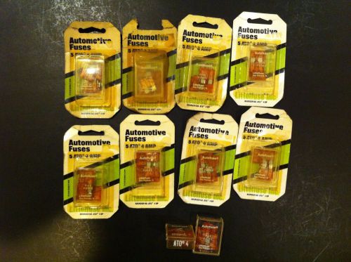 10 packs of 5 ato 4 amp fuses 50 fuses total littelfuse reorder # ato 4 bp