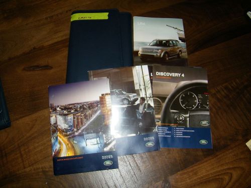 2012 land rover lr 4 lr4 owners manual with case lan196