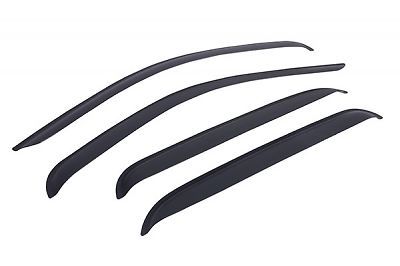 Egr 645095 slim line tape-on front &amp; rear window visors -matte black