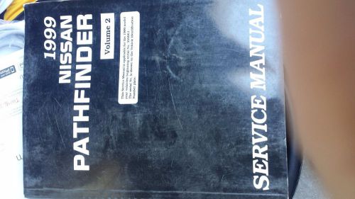 1999 nissan pathfinder supplement service shop repair manual