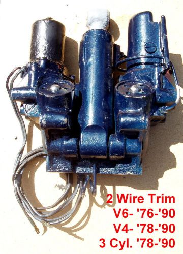Power trim omc outboard hydraulic assy. &amp; 2 wire motor &#039;78-&#039;91 used b
