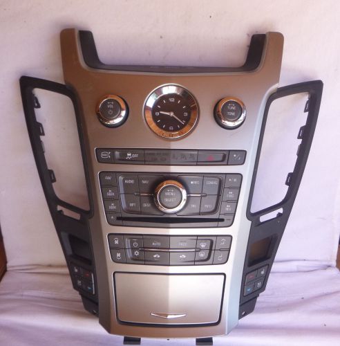 2008-2013 cadillac cts radio cd control panel  22748657 c57343