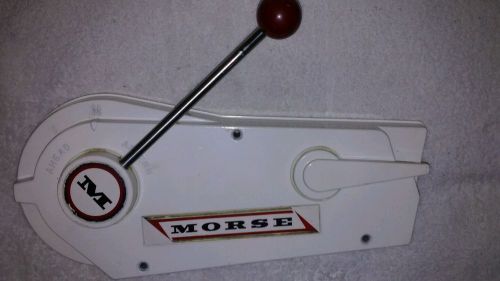 Morse control, shifter, throttle, for small runabout boat