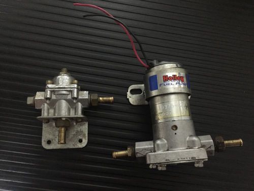 Holley blue max pressure electric fuel pump with regulator free shipping!! nr