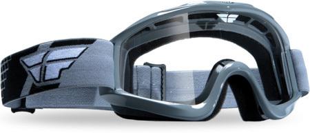 Fly racing grey focus adult helmet goggles dirt bike mx