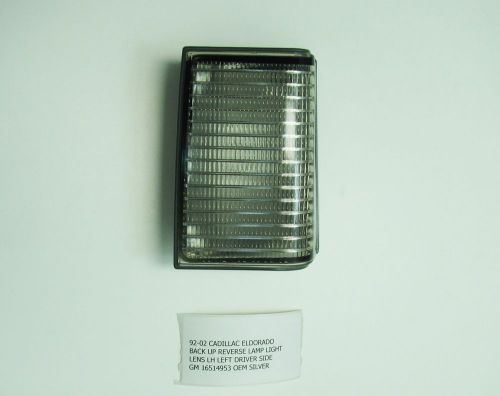 92 93 94 95 96 97 98 99 00 01 02 cadillac eldorado lh back up lamp light lens