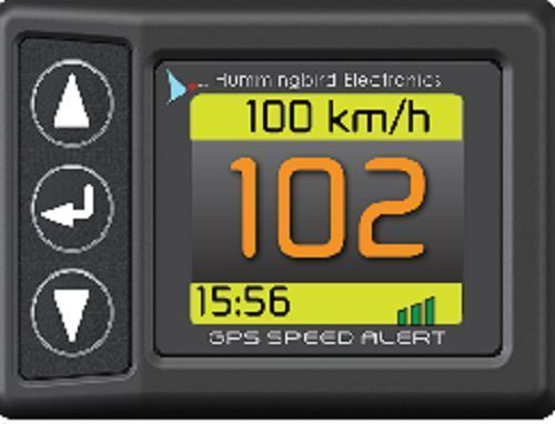 Gps speedo with speed alert compass
