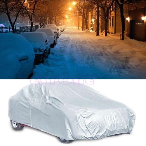Uv snow full car cover sun dust rain resistant waterproof protection size xl new