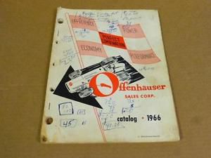 1966 offenhauser parts catalog intake accessories scoops magnesium wheels helmet