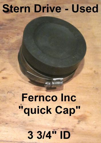 Stern drive - "quick cap" (3 3/4" id) with clamp - used