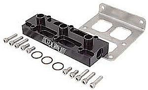 Quick fuel 30-3 billet pressure regulator manifold 3-port mounts