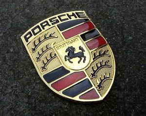 Brand new 1pcs metal car sticker 3d car logo emblem badge for porsche @2