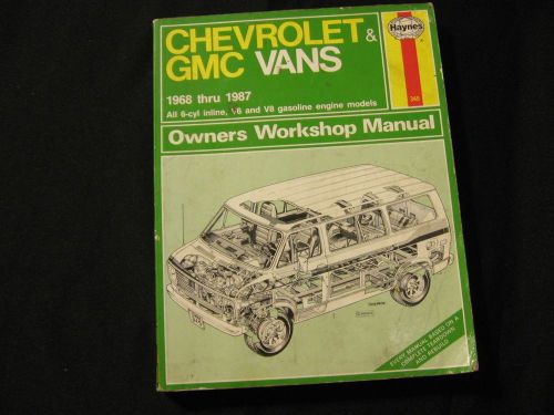 Chevrolet gmc vans 1968-1987, haynes manual no. 345