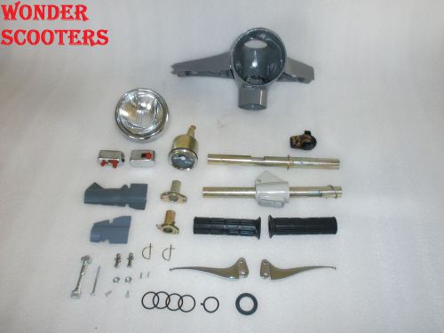 Vespa vbb super sprint chetak handle bar body kit with speedometer new  ws-6944