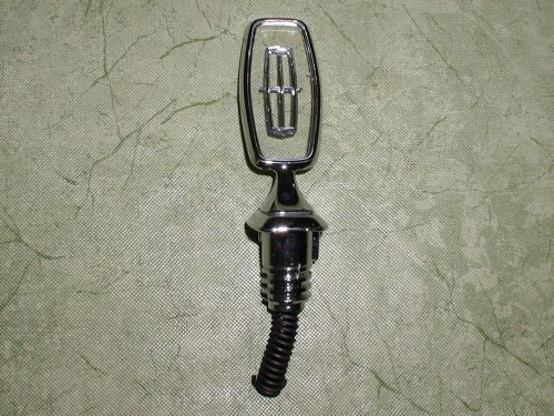 Nos lincoln mark contential hood emblem ornament trim signature sieries