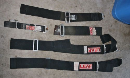 Leaf racewear &amp; safety equipment racing harness nylon safety belts &amp; buckles