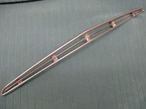 1964 1965 64 65 ford thunderbird hood power dome scoop front chrome trim bezel