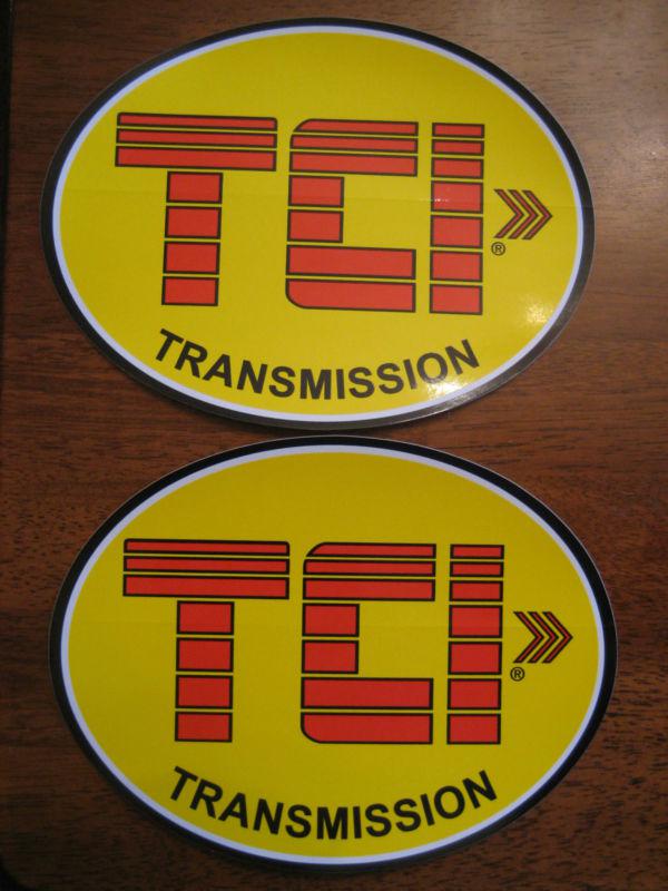Large tci racing decals (2)