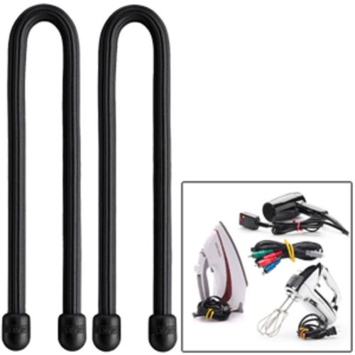 Nite ize gear tie 6 - black 2 pack