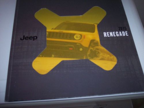 2015 jeep renegade  dealer sales brochure