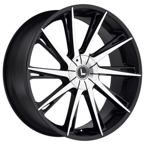 4-new kraze kr144 swag 26x10 5x127/5x139.7 +18mm black/machined wheels rims