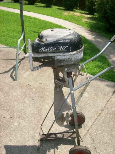 Vintage martin model 40 outboard motor