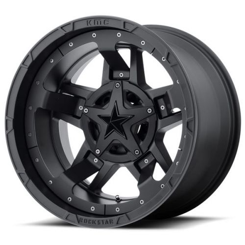 4-new xd series xd827 rockstar 3 22x12 8x180 -44mm matte black wheels rims