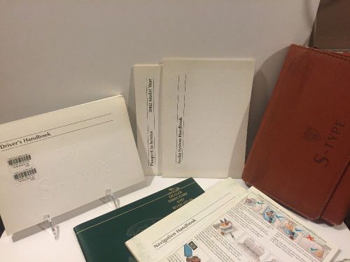 2002 jaguar s-type owners manual book with nav book...#209
