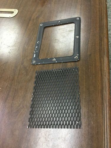 Cessna 177 cardinal grill vent &amp; retainer p/n 0500210-69 0513348-1