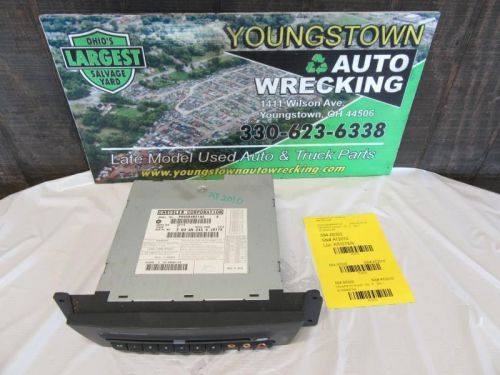 Dvd cd and dvd automatic changer fits 04-08 pacifica 1528760